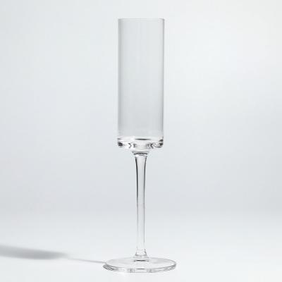 China Wholesale Modern High Quality Clear Lead Free Champagne Flute Glass Goblet Wine Glasses For Wedding for sale