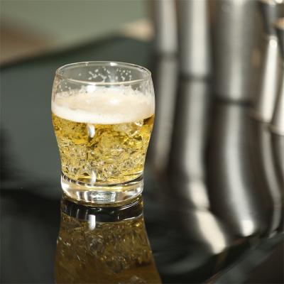 China Viable Old Fashioned Rock Style Glass Cup Sublimation Glass Beer Can Beer Can Glass Whiskey For Iced Coffee Drinkware for sale