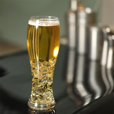 China Viable competitive price crystal clear pilsner drinking glass for stylish beer pint glasses party mug for sale