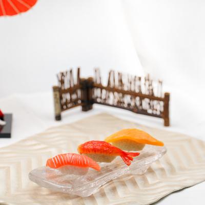 China Japanese disposable sushi dish, household dessert ice cream, sashimi creative western food rectangular dish for sale