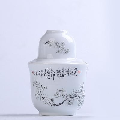 China Hot ceramic wine warmer quickly, white wine and yellow wine hot water jug, household Chinese style for sale