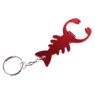 China Wholesale Fun Opener Factory Crawfish Beer Bottle Opener Bar Supplies Weird Creative Aluminum Alloy Wine Opener New Gifts for sale