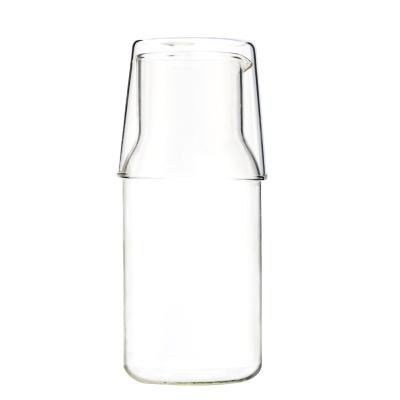 China Japanese style sustainable heat-resistant glass frozen small capacity jug creative milk juice cup for sale