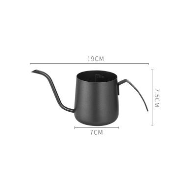 China WITH LID 304 stainless steel iron ear coffee pot hand hanging ear coffee pot thick hanging hanging pot for sale