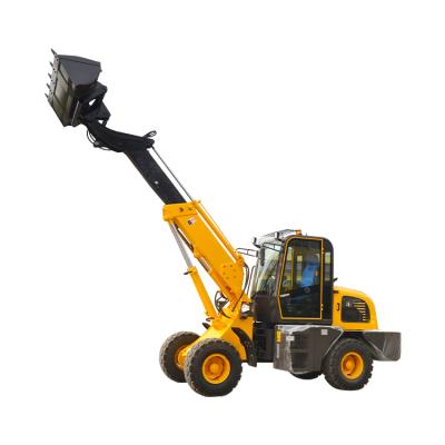 China Elevates New Design Compact T1500 Telescopic Boom Wheel Loader With Attachments for sale