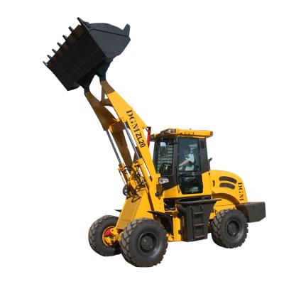 China China Construction Machinery Repair Shops 2 Ton Mini Wheel Loader Front End Loader With Electric Joystick for sale