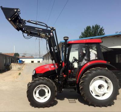 China Farms Best Quality YTO Tractor With Front End Loader 4 In 1 Bucket for sale