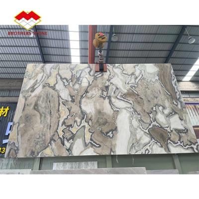 China Modern natural luxury calacatta marble Italy marble serpeggiante gray marble Italy Picasso furniture stone best sale silver white marble for sale