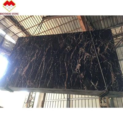 China Modern Tulip Black Marble With Red Veins Cheap Price Rosso Antico Brown Marble Stone Slab for sale