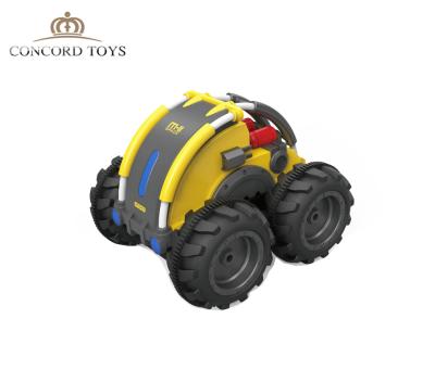 China Amphibious Model 2.4G Double Sided RC Stunt Car Rotate 360 ​​Degree Roll Stunt RC Car Remote Control Amphibious Double Sided Vehicle For Sale for sale