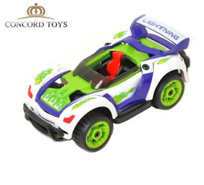 China Diecast Toy New Design DIY Kids Alloy Vehicle Collected Toy Cars High Quality Diecast Pull Back Car Easy Assemble Metal Car Model For Kids for sale