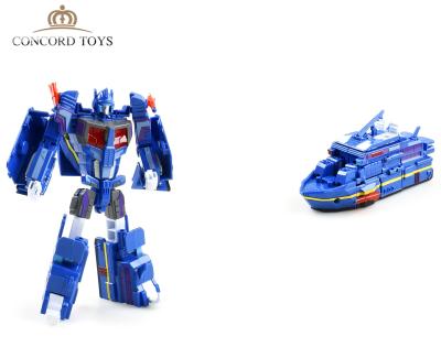 China Construction Toy Latest Design Transform Robot Toys Model Ships For Sale High Quality Kids Toys Educational Deformation Robot Toy For Boys for sale