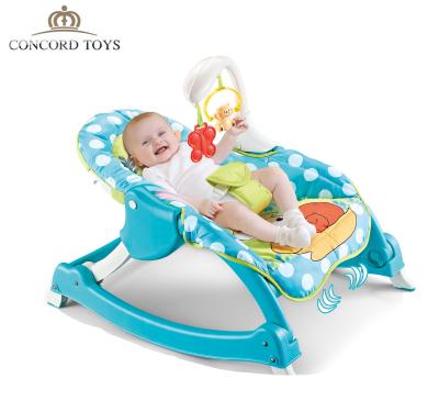 China Electronic Newborn Toy Toddler Baby Multifunctional Rocking Chair With Music&Vibration Electronic Baby Plastic Recliner 0-36 Months Kids for sale