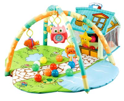 China New Design Educational Toy Baby Playmat Waterproof With Hanging Soft Cotton Baby Toys Mat High Quality Gym Mat Crawling For Kids for sale