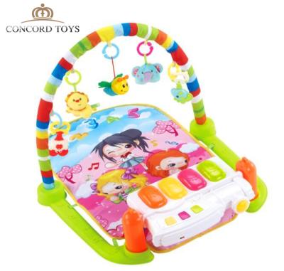 China Toy Best Selling Baby Play Educational Mats with Piano Keyboard Musical Baby Playmat Infant Gym Mat New Play Educational Play Mat for Infant for sale