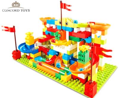 China Construction Toy New Educational Toys Bulding DIY Blocks Orbit Maze Building Blocks 182 PCS Construction Toys Maze Ball Track Puzzle Blocks for sale