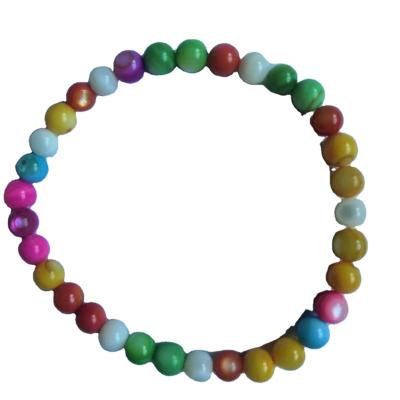 China Fashionable Wholesale Sexy High Quality 6mm Shell Bead Flexible Bracelet For Women for sale