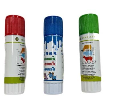 China Animal Marking Pen Label Pig Sheep Calf Animal Marking Crayon for sale