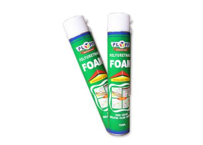 China Gun / Straw Polyurethane Foam Filler Spray , Gap Filling Expanding Foam Spray for sale