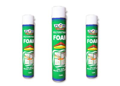 China Waterproof Polyurethane PU Foam Spray 750ml Heat Preservationcold And Sound Insulation for sale