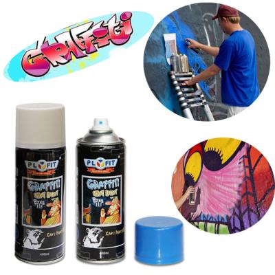 China Fading Resistant Aerosol 500ml Graffiti Artist Spray Paint Enviromental Friendly for sale