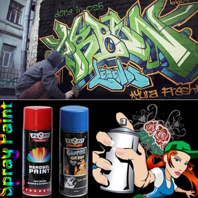 China Fast Dry 400ml Graffiti Art Colorful Spray Paint Liquid Coating for sale