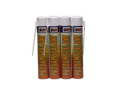 China 750ml PU Foam Spray Sealant Rolling Door Slat Roll Forming B2 Fire Retardant for sale