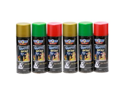 China Alcoholic Based Graffiti Art Colorful Spray Paint 400ml Liquid Coating State for sale