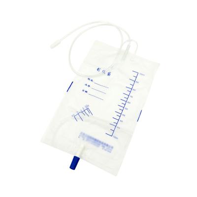 China Health Services Medical Factory Price Low 1000ml 2000ml Or Customized Size Sterile Disposable Medical Urine Drainage Bags for sale