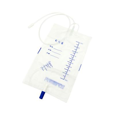 China Medical health services wholesale custom brand disposable anti-backflow drainage bag urinary drainage bag for sale