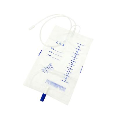 China Factory Sale 1000ml 2000ml Medical Services Health Urine Drainage Bag Luxury Disposable Medical Collector for sale