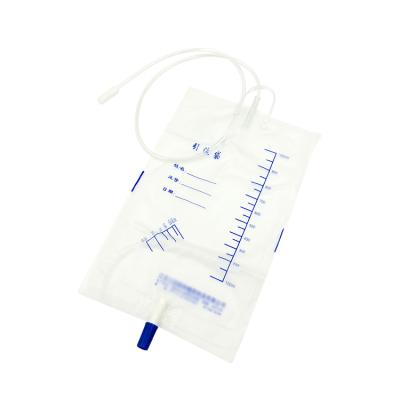 China Wholesale Custom Brand Medical 1000ml 2000ml Luxury Medical Urine Disposable Services Health Drainage Collection Bag for sale