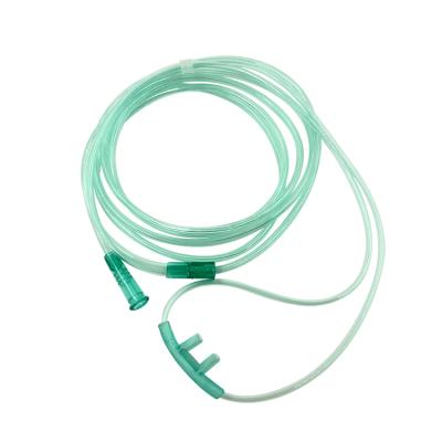 China Wholesale Custom PVC Brand Disposable Adult High Flow Nasal Cannula Oxygen Nasal Tube for sale