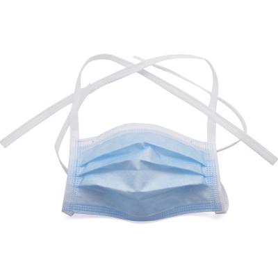 China Medical Care Disposable Tie On Type II Level Medical 3Ply Type Face Mask for sale