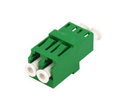 China LC/APC Plastic Duplex Fiber Optic Profile Type Adapter-Low for sale