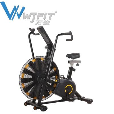 China Heavy Duty Commercial Air Resistance Wind Resistance Equipment Commercial Fitness Gym Use Air Bike Cardio Bike for sale