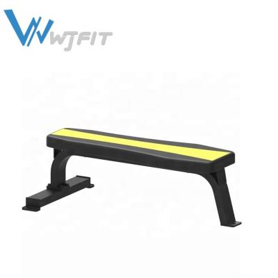 China Commercial Fitness Equipment Wanjia Flat Bench Gym Weight Bench Dumbbell Bench Commercial Fitness Equipment Weight Bench Flat For Body Building for sale