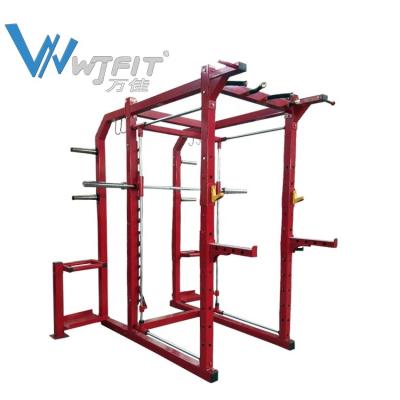 China Commercial Gym 3D Smith Machine Steel Fitness Equipment Rack Gym Universal 3MM Tube Machine for sale