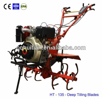 China Cultivadores new design hot sale HT-135 new design mini farm Cultivadores rotavator tiller for sale