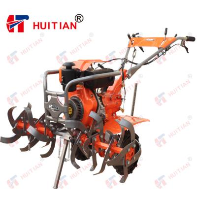 China HT171D 5.5HP Farms Used Mini Diesel Soil Tiller For Sale for sale