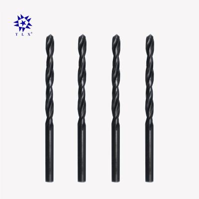 China Metal working Economic Roll Forged Black Finishing Straight Shank HSS 4241 Drill Bits for sale