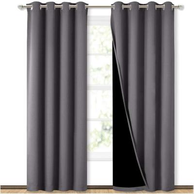 China Top quality modern window curtains for living room, blackout luxury curtain for sale