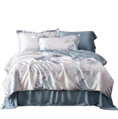 China High Quality 100% Tencel Anti-pilling Printed Duvet Cover Bedding Set Sheet for sale