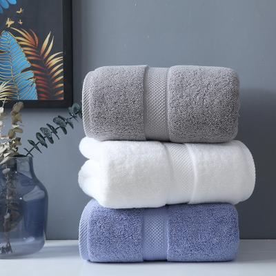 China Bath Towels Pure Cotton Hotel Absorbent Bath Towels Adult Absorbent 100% Cotton Set for sale