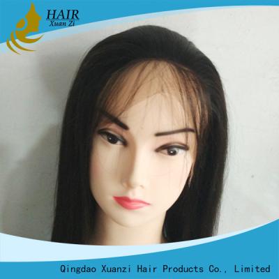 China Peruvian Straight 360 Full Lace Wigs Frontal Ear To Ear  22 * 4* 2 No Smell for sale