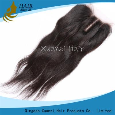 China Extensiones del cabello humano de la Virgen 100, paquetes negros naturales del cabello humano con el cierre en venta