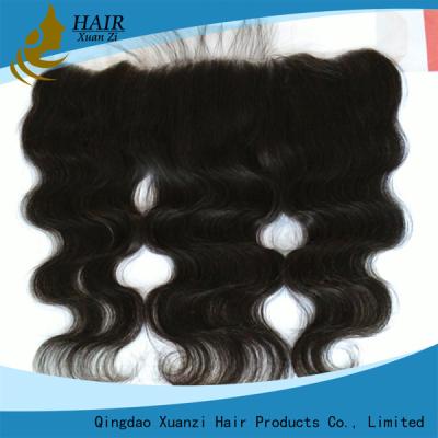 China Cabelo humano humano da onda 100% do corpo dos fechamentos da parte superior do cabelo da parte natural nenhum produto químico à venda