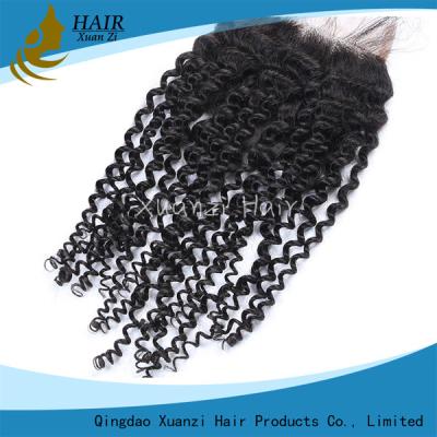 China Cabelo 100% do Virgin da densidade dos fechamentos 180% da parte superior do cabelo humano das mulheres negras nenhum derramamento à venda