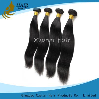 China Silky Straight  Malaysian Virgin Hair Extensions Double Weft No Smell No Shedding for sale