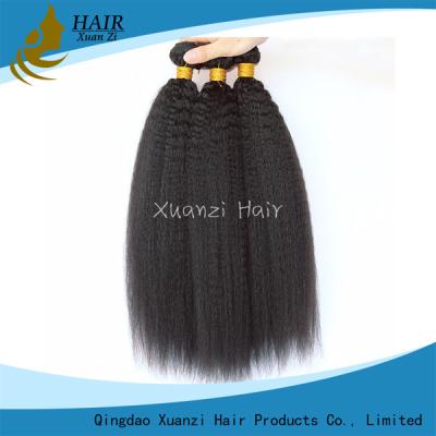 China Unprocessed Indian Virgin Hair Extensions Virgin Kinky Straight No Shedding for sale